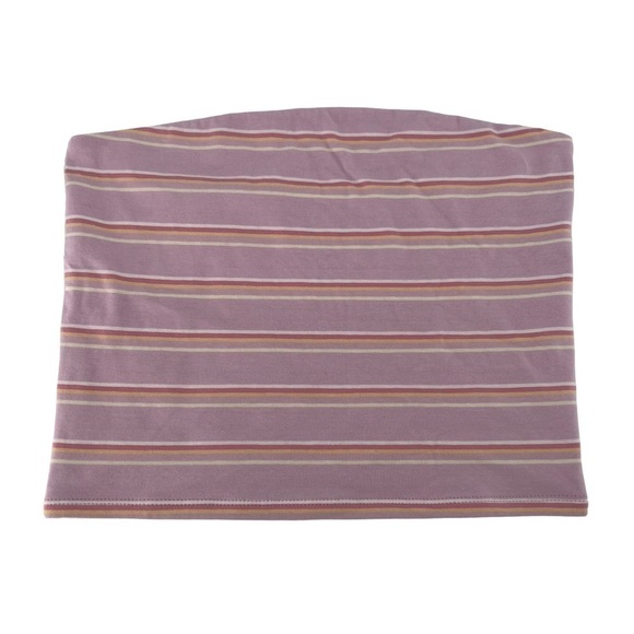 Wild Fable Pink Yellow Striped Tube Top Size Medium Women’s - Picture 1 of 4